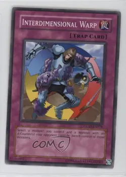Interdimensional Warp Unlimited YuGiOh Gladiator's Assault #GLAS-EN078 2007 - Image 1