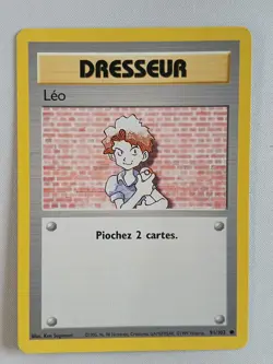 Carte pokemon FRANCAIS Leo (BS 91) Set de Base [PLAYED] 19.07.2025B - Image 1