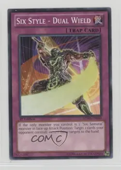 Six Style - Dual Wield 1st Ed. YuGiOh Samurai Warlords Structure Deck - Image 1