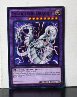 YUGIOH Cyber Twin Dragon LEDD-ENB26 Common 1st ed - Image 1
