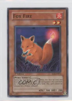 Fox Fire 1st Ed. YuGiOh Blaze of Destruction Structure Deck #SD3-EN013 2005 - Image 1