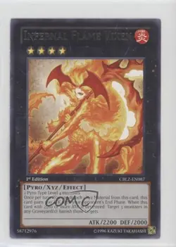R - Infernal Flame Vixen 1st Ed. YuGiOh Cosmo Blazer #CBLZ-EN087 - Image 1