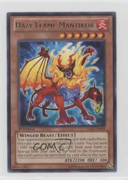 R - Hazy Flame Manikor 1st Ed. YuGiOh Cosmo Blazer #CBLZ-EN082 - Image 1