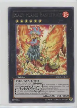 R - Hazy Flame Basiltrice 1st Ed. YuGiOh Cosmo Blazer #CBLZ-EN049 READ - Image 1