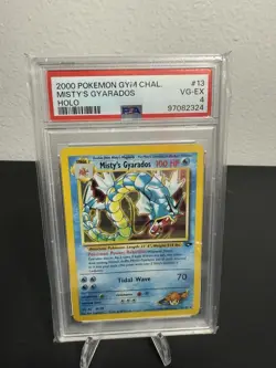 Pokemon TCG Gyarados Holo Unlimited Holo Rare Card Misty's Gym Challenge 13/132 - Image 1