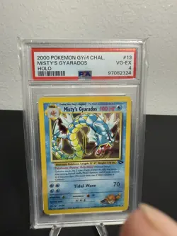 Pokemon TCG Gyarados Holo Unlimited Holo Rare Card Misty's Gym Challenge 13/132 - Image 2