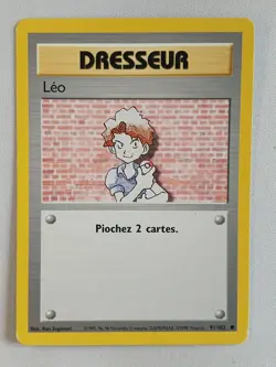 Carte pokemon FRANCAIS Leo (BS 91) Set de Base [PLAYED] 19.07.2025A - Image 1