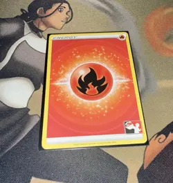 Pokemon TCG Fire Energy Prize Pack Series 3 Non Holo Card (NM) - Image 1