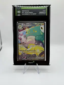 Pokemon Iono's Bellibolt EX Card 183/159 Journey Together Sir Full Art - Image 1