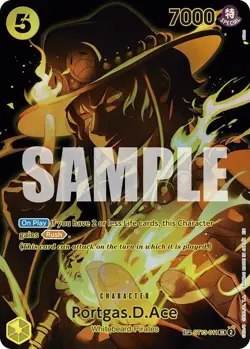 Portgas D. Ace Legacy of the Master One Piece Card SR/SP OP12 ST13-011 - Image 1