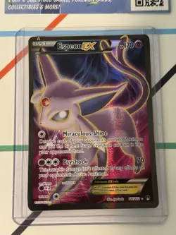 Pokemon - Espeon EX Full Art Holo 117/122 XY BREAKPoint English Card - NM - Image 2