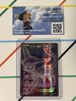 Pokemon - Espeon EX Full Art Holo 117/122 XY BREAKPoint English Card - NM - Image 5