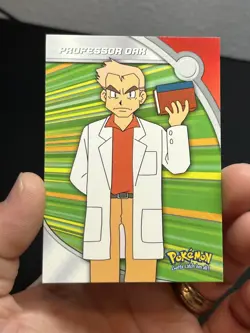 HV12 Professor Oak Pokemon Topps Series 3 Heroes & Villains Card LP Non-Holo - Image 1