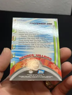 HV12 Professor Oak Pokemon Topps Series 3 Heroes & Villains Card LP Non-Holo - Image 4