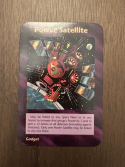 Power Satellite INWO Illuminati New World Order Card Game Assassins Uncommon -NM - Image 1