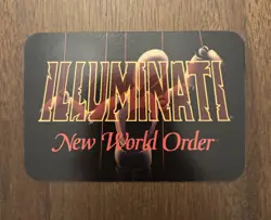 Power Satellite INWO Illuminati New World Order Card Game Assassins Uncommon -NM - Image 2