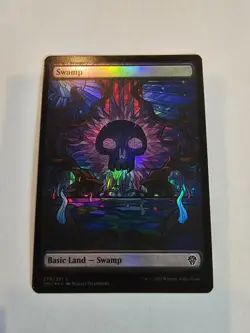 Swamp (279) Foil Showcase Card Near Mint, English DMU Extras MTG Magic - Image 1