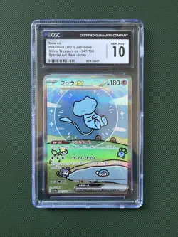CGC 10 Gem Mint Mew ex 347/190 SV4a Shiny Treasure Alt Art 2023 Japanese Card - Image 1