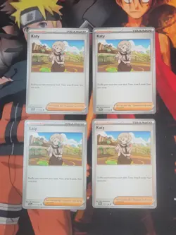 Katy 177/198 - Scarlet & Violet - Pokemon Trainer x4 Card Set - Playset 4x - Image 1