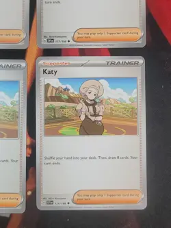 Katy 177/198 - Scarlet & Violet - Pokemon Trainer x4 Card Set - Playset 4x - Image 2