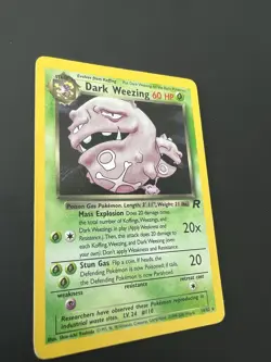 Pokemon TCG Dark Weezing (14) 14/82 Team Rocket Holo Rare card Holofoil HP - Image 2