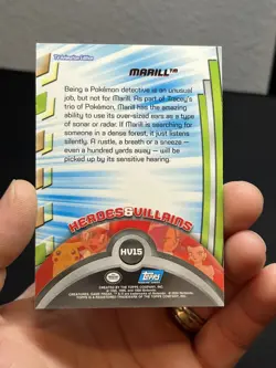 Pokemon Card - Marill HV15 - TV Animation - Topps Series 3 Non Holo - Image 3