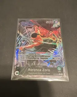 EN Roronoa Zoro Parallel OP12-020 L Legacy of the Master ONE PIECE Card ENGLISH - Image 1