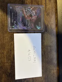 EN Roronoa Zoro Parallel OP12-020 L Legacy of the Master ONE PIECE Card ENGLISH - Image 1