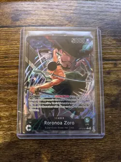 EN Roronoa Zoro Parallel OP12-020 L Legacy of the Master ONE PIECE Card ENGLISH - Image 4