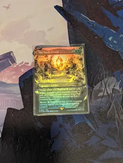 The Earth Crystal #0342 (Borderless) (FOIL) Unplayed NM MTG Final Fantasy - Image 1