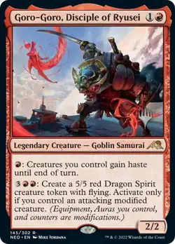 MTG Goro-Goro, Disciple of Ryusei - 145 / English / Near Mint - Image 1