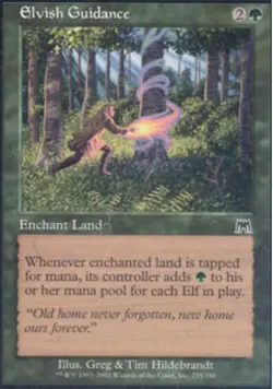 Elvish Guidance - Medium Play MTG Onslaught - Image 1