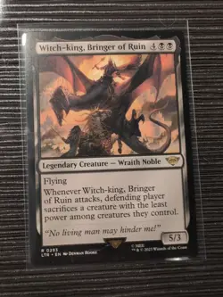 Witch-King, Bringer of Ruin 0293 Rare MTG Lord of the Rings - Image 1