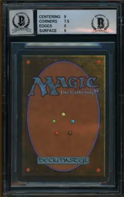 1995 MTG Ice Age #198 Lava Burst Tom Wanerstrand Signed BGS 8 AUTO 9 - Image 2