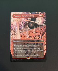 MTG. Weapons Manufacturing Borderless, 311 R. Edge of Eternities, Regular. NM-M - Image 1