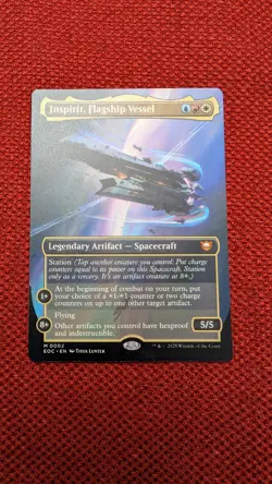 MTG Inspirit, Flagship Vessel - Foil - Borderless, NM-Mint, English Commander: E - Image 3