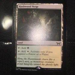 MTG - Hushwood Verge Duskmourn: House of Horror Regular Rare #0261 - Image 1