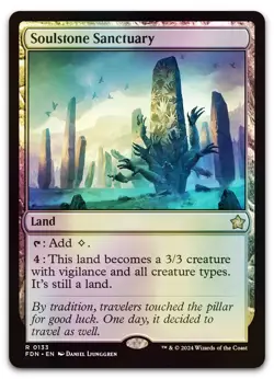 Soulstone Sanctuary #133 (Foil) (NM) Foundations FDN Magic MTG - Image 1