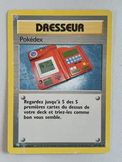Carte pokemon FRANCAIS Pokedex (BS 87) Set de Base [POOR] 19.07.2025A - Image 1