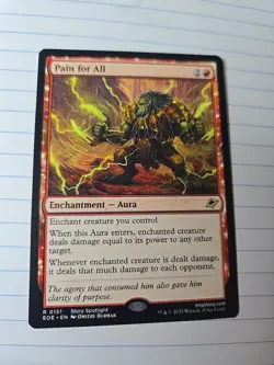 Pain for All x1 1x Edge of Eternities NM MTG Magic The Gathering 0151 - Image 2