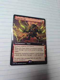 Pain for All (Extended Art) - 337 / English / Near Mint MTG Magic The Gathering - Image 3