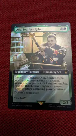 Ace, Fearless Rebel Surge Foil EA #984 MTG Doctor Who Collector's Edition NM - Image 1