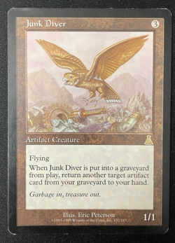 Junk Diver Urza's Destiny 1999 - Light Played - Vintage MTG Magic The Gathering - Image 1