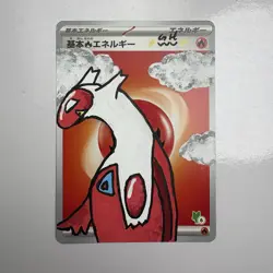 Pokemon Hand Painted Matching Latios and Latias Fire/water Energy Cards Original - Image 4