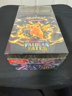 Pokemon TCG Scarlet & Violet Paldean Fates Booster Bundle Display Factory Sealed - Image 1