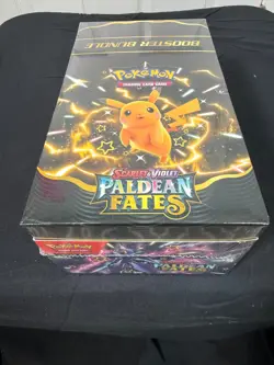 Pokemon TCG Scarlet & Violet Paldean Fates Booster Bundle Display Factory Sealed - Image 1