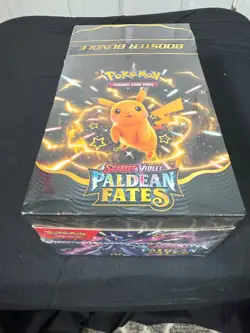 Pokemon TCG Scarlet & Violet Paldean Fates Booster Bundle Display Factory Sealed - Image 1