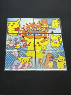 Topps pokemon series 3 double puzzle pikachu charmander team rocket - Image 1