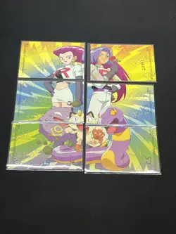 Topps pokemon series 3 double puzzle pikachu charmander team rocket - Image 2