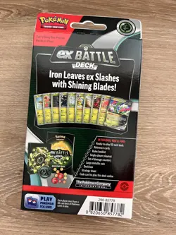 Iron Leaves ex Battle Deck Pokemon TCG - NEW Unopened Starter Playing Kit - Image 2